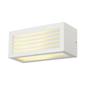 BIG WHITE SLV BOX-L, venkovní nástěnné svítidlo, TC-(D, H, T, Q)SE, IP44, hranaté, bílé, max. 18 W 232491 obraz