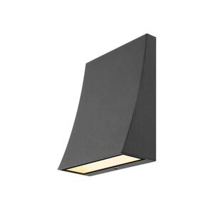 BIG WHITE SLV DELWA WIDE, venkovní nástěnné svítidlo, LED, 3000K, IP44, antracit, 6, 5 W 1000342 obraz
