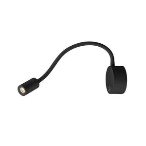 BIG WHITE SLV DIO FLEX PLATE LED LED vnitřní nástěnné nástavbové svítidlo, černá, 2700K 1002430 obraz