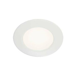 BIG WHITE SLV DL 126, vestavné svítidlo, LED SMD, 3000K, kulaté, bílé, max. 3 W, vč. listových pružin 112221 obraz