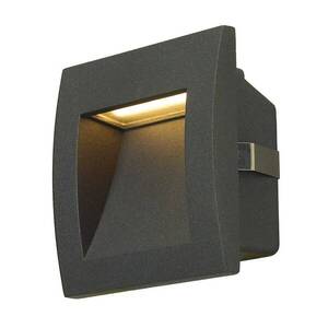 BIG WHITE SLV DOWNUNDER OUT LED S, venkovní nástěnné vestavné svítidlo, LED, 3000K, antracit 233605 obraz