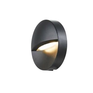 BIG WHITE SLV DOWNUNDER OUT round WL, Outdoor, nástěnné vestavné LED svítidlo, antracitové, 3000K 1002868 obraz