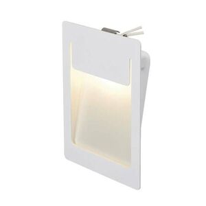 BIG WHITE SLV DOWNUNDER PUR 155, vestavné svítidlo, LED, 3000K, hranaté, bílé, D/Š/V 12/3, 2/15, 5 cm, vč. listových pružin 151952 obraz