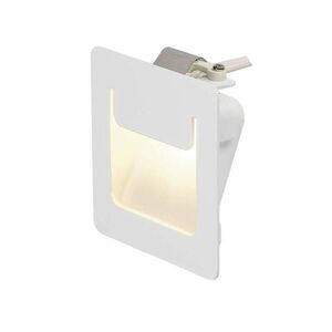 BIG WHITE SLV DOWNUNDER PUR 80, vestavné svítidlo, LED, 3000K, hranaté, bílé, D/Š/V 8/3, 2/8 cm, vč. listových pružin 151950 obraz