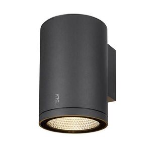 BIG WHITE SLV ENOLA ROUND L single Outdoor, nástěnné LED svítidlo, antracitové, CCT 3000/4000K 1003440 obraz