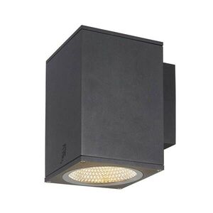 BIG WHITE SLV ENOLA SQUARE L single Outdoor, nástěnné LED svítidlo, antracitové, CCT 3000/4000K 1003437 obraz