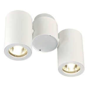 BIG WHITE SLV ENOLA_B, nástěnné a stropní svítidlo, dvě žárovky, QPAR51, bílé, max. 100 W 151831 obraz