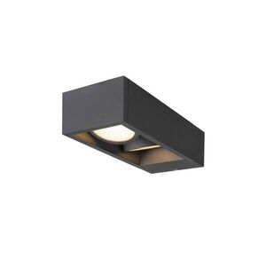 BIG WHITE SLV ESKINA FRAME WL venkovní LED nástěnné přisazené svítidlo double antracit CCT switch 3000/4000 K 1004748 obraz