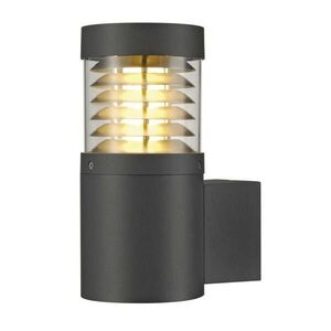 BIG WHITE SLV F-POL WALL, venkovní nástěnné svítidlo, TC-(D, H, T, Q)SE, IP54, kulaté, antracit, max. 20 W 231585 obraz