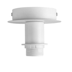 BIG WHITE SLV FENDA, stropní svítidlo, stropní rozeta, A60, bílé, bez stínítka, max. 60 W 155551 obraz