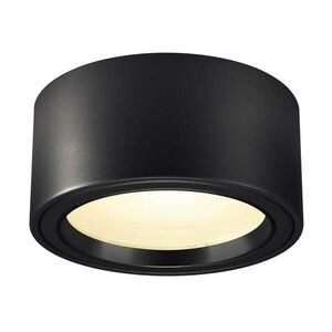 BIG WHITE SLV FERA 25 CL LED vnitřní stropní nástavbové svítidlo, černá, 3000K, 100° 1001939 obraz