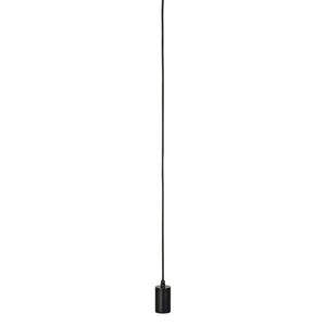 BIG WHITE SLV FITU, závěsné svítidlo, A60, kulaté, černé, kabel 5 m bez koncovky, max. 60 W 132690 obraz