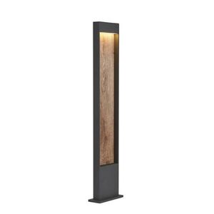 BIG WHITE SLV FLATT POLE 100 Outdoor, stojací LED svítidlo, 3000K, IP65, antracitové/hnědé 1002959 obraz