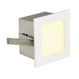 BIG WHITE SLV FRAME BASIC, vestavné svítidlo, LED, 3000K, hranaté, bílé matné, vč. listových pružin 113262 obraz