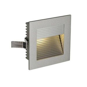 BIG WHITE SLV FRAME CURVE, vestavné svítidlo, LED, 3 000 K, hranaté, stříbrošedé, vč. listových pružin 111292 obraz