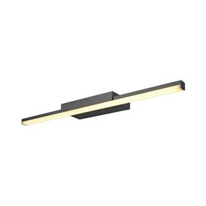 BIG WHITE SLV GLENOS 60 vnitřní LED svítidlo pro zrcadla černé CCT přepínač 3000/4000K 1003506 obraz
