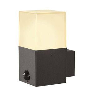 BIG WHITE SLV GRAFIT E27 square Sensor nástěnné přisazené svítidlo antracit 1006183 obraz
