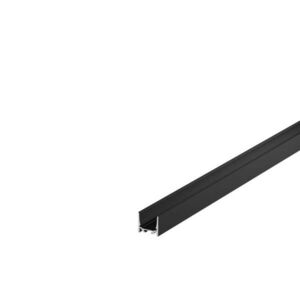 BIG WHITE SLV GRAZIA 20, profil na stěnu, LED, standard, hladký, 3m, černý 1000525 obraz