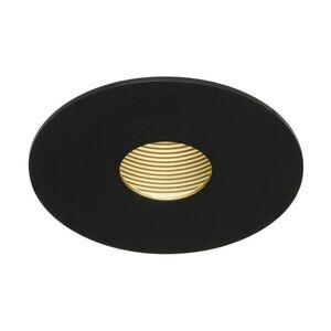 BIG WHITE SLV H-LIGHT 1, vestavné svítidlo, LED, 2700K, kulaté, černé, 20°, 11, 5W obraz