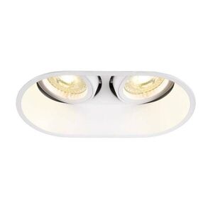 BIG WHITE SLV HORN double QPAR51 zápustné stropní svítidlo bílé 25 W 1006122 obraz