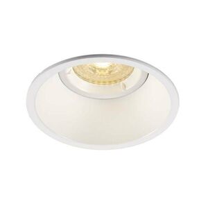 BIG WHITE SLV HORN-O, vestavné svítidlo, QPAR51, kulaté, bílé matné max. 50 W, vč. upínacích pružin 113161 obraz