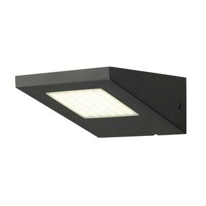 BIG WHITE SLV IPERI WALL, venkovní nástěnné svítidlo, LED, 4000K, IP44, antracit, 48 LED, 5 W 231315 obraz