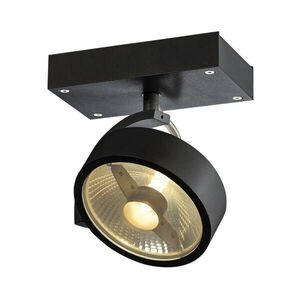 BIG WHITE SLV KALU, nástěnné a stropní svítidlo, QPAR111, jedna žárovka, černé, max. 75W 1000702 obraz