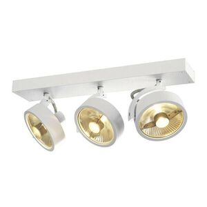 BIG WHITE SLV KALU, nástěnné a stropní svítidlo, tři žárovky, QPAR111, kulaté, bílé matné, max. 225 W 147321 obraz