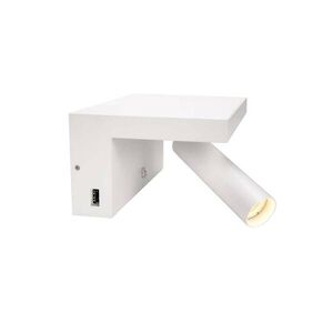 BIG WHITE SLV KARPO Bedside LED vnitřní nástěnné nástavbové svítidlo, bílá, 3000K 1002140 obraz