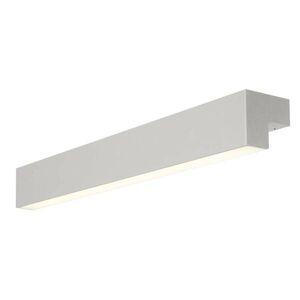 BIG WHITE SLV L-LINE 60 LED nástěnné a stropní svítidlo, IP44, 3000K, 820lm, stříbrošedá 1001300 obraz