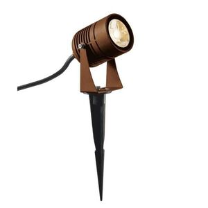 BIG WHITE SLV LED SPIKE LED venkovní svítidlo s trnem, rezavě zbarvená, IP55, 3000K, 40°. 1002203 obraz