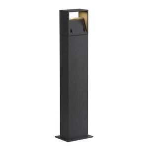 BIG WHITE SLV LOGS 70, venkovní stojací lampa, LED, 3000K, IP44, hranatá, antracit, D/Š/V 13/8/69, 5 cm, 8 W 232125 obraz