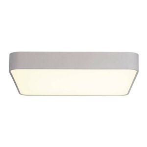 BIG WHITE SLV MEDO 60, stropní svítidlo, LED, 3000K, hranaté, stříbrná šedá, 1-10V 1000727 obraz