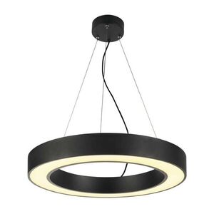 BIG WHITE SLV MEDO RING 60, závěsné svítidlo, LED, černé, pr. 60 cm, vč. ovladače LED 133840 obraz