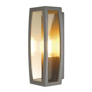 BIG WHITE SLV MERIDIAN BOX 2, venkovní nástěnné svítidlo, TC-(D, H, T, Q)SE, antracit, max. 25 W, průhledný plast 230655 obraz