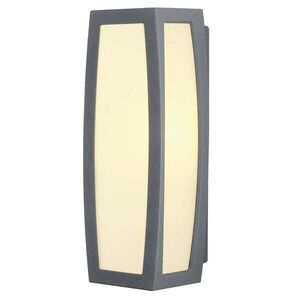 BIG WHITE SLV MERIDIAN BOX, venkovní nástěnné svítidlo, TC-(D, H, T, Q)SE, antracit, max. 20 W, se senzorem 230085 obraz