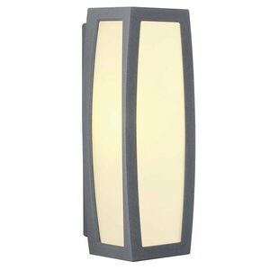BIG WHITE SLV MERIDIAN BOX, venkovní nástěnné svítidlo, TC-(D, H, T, Q)SE, IP54, antracit, max. 20 W 230045 obraz