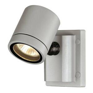 BIG WHITE SLV MYRA WALL, venkovní nástěnné a stropní svítidlo, jedna žárovka, QPAR51, IP55, stříbrošedé, max. 50 W 233104 obraz