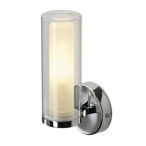 BIG WHITE SLV Nástěnné svítidlo WL 105 chrom, zdvojené sklo, 1xE14 1002228 obraz