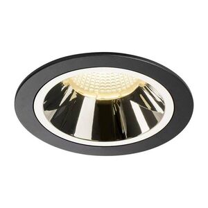 BIG WHITE SLV NUMINOS DL L vnitřní LED zápustné stropní svítidlo černá/chrom 3000 K 55° 1003945 obraz