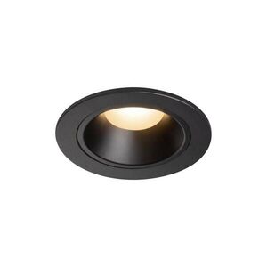 BIG WHITE SLV NUMINOS DL S vnitřní LED zápustné stropní svítidlo černá/černá 2700 K 55° včetně listových pružin 1003775 obraz