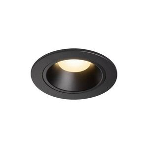 BIG WHITE SLV NUMINOS DL S vnitřní LED zápustné stropní svítidlo černá/černá 3000 K 55° včetně listových pružin 1003799 obraz