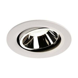 BIG WHITE SLV NUMINOS MOVE DL L vnitřní LED zápustné stropní svítidlo bílá/chrom 4000 K 55° otočné a výkyvné 1003693 obraz