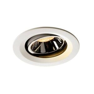 BIG WHITE SLV NUMINOS MOVE DL M vnitřní LED zápustné stropní svítidlo bílá/chrom 2700 K 40° otočné a výkyvné 1003570 obraz