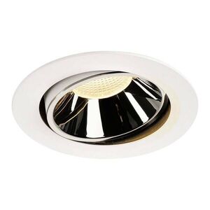 BIG WHITE SLV NUMINOS MOVE DL XL vnitřní LED zápustné stropní svítidlo bílá/chrom 3000 K 20° otočné a výkyvné 1003735 obraz