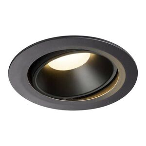 BIG WHITE SLV NUMINOS MOVE DL XL vnitřní LED zápustné stropní svítidlo černá/černá 3000 K 55° otočné a výkyvné 1003727 obraz