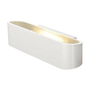 BIG WHITE SLV OSSA 300, nástěnné svítidlo, QT-DE12, oválné, up/down, bílé, D/Š/V 30/8/6, 5 cm, max. 120 W 151411 obraz