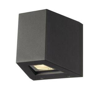 BIG WHITE SLV OUT-BEAM, venkovní nástěnné svítidlo, LED, 3000K, Beam up/Flood down, antracit 229665 obraz