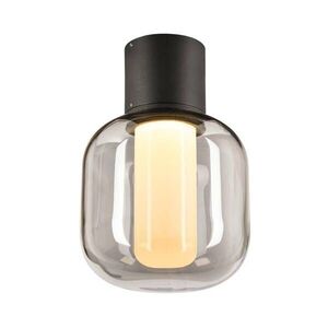 BIG WHITE SLV OVALISK CL venkovní LED stropní přisazené svítidlo antracit CCT switch 3000/4000 K 1004677 obraz