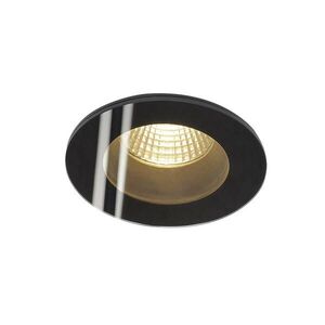 BIG WHITE SLV PATTA-F, vestavné svítidlo, LED, 3000K, kulaté, černé, 38°, vč. ovladače 114440 obraz